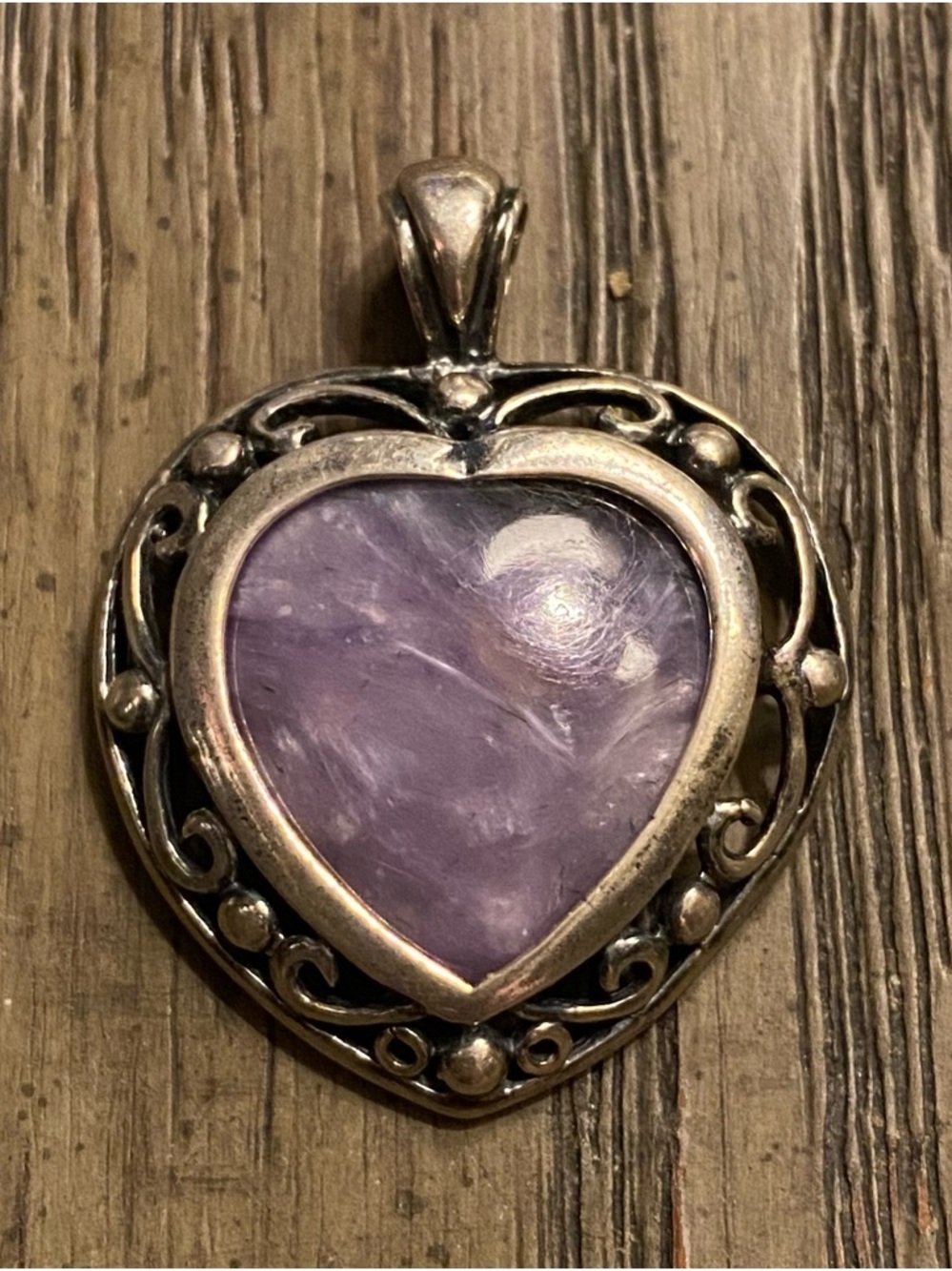 Chariote Heart Pendant Set In 925 Sterling Silver